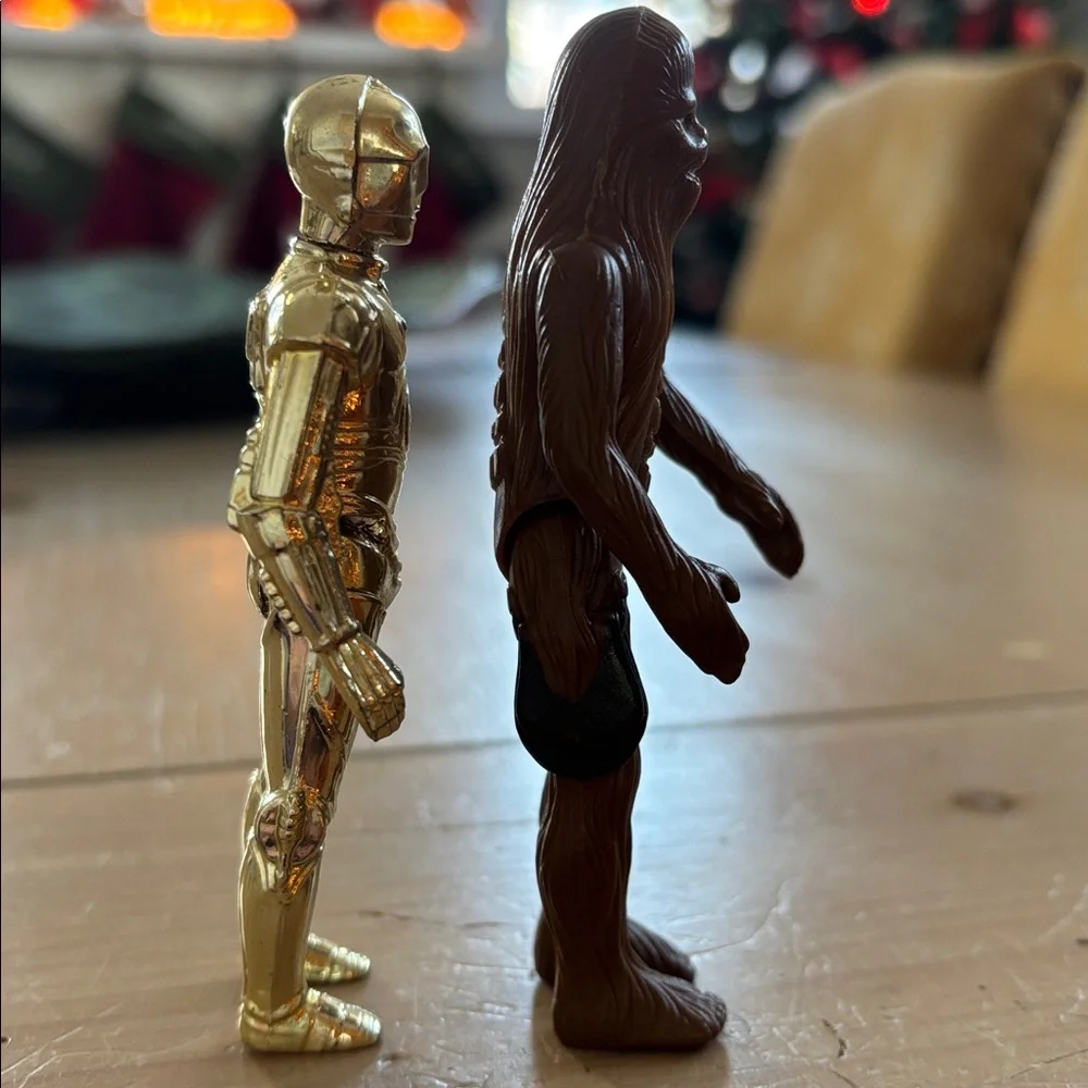 Vintage Star Wars Chewbacca and C-3PO